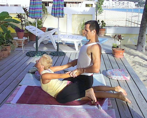 Fitness workout on st maarten