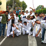 Desfile en Azcapotzalco
