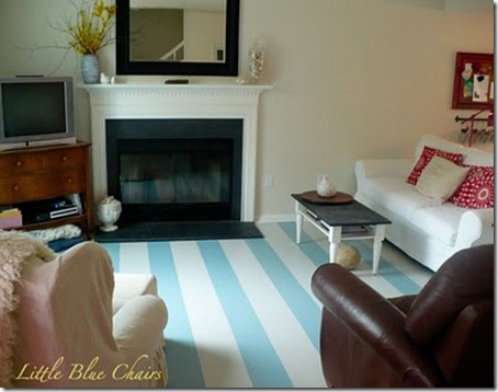 little blue chairs