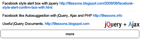 Twitter Style Load More Results with jQuery and Ajax.