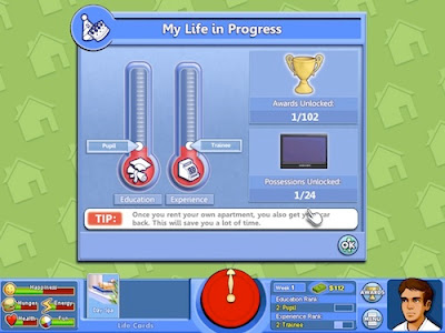 My Life Story progress screen
