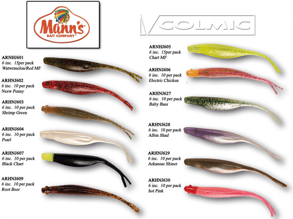 Soft jerkbait e colori