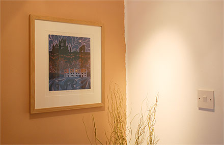 Interior decor with original prints