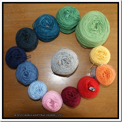 Color Wheel Socks - yarn choice
