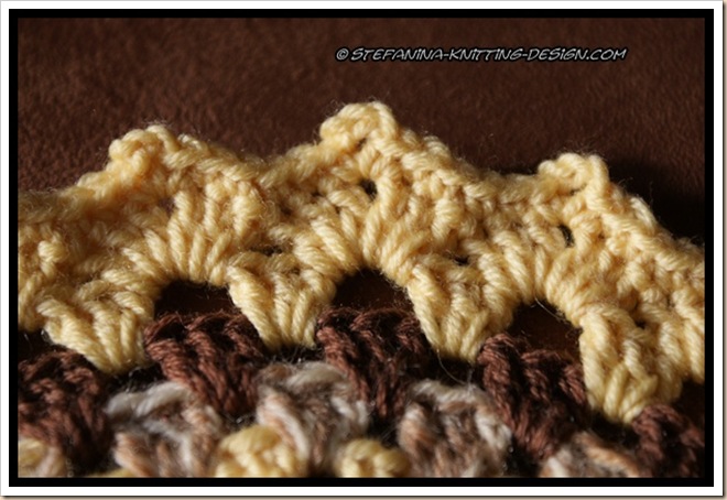 Mini granny mandala edging Mini granny mandala edging