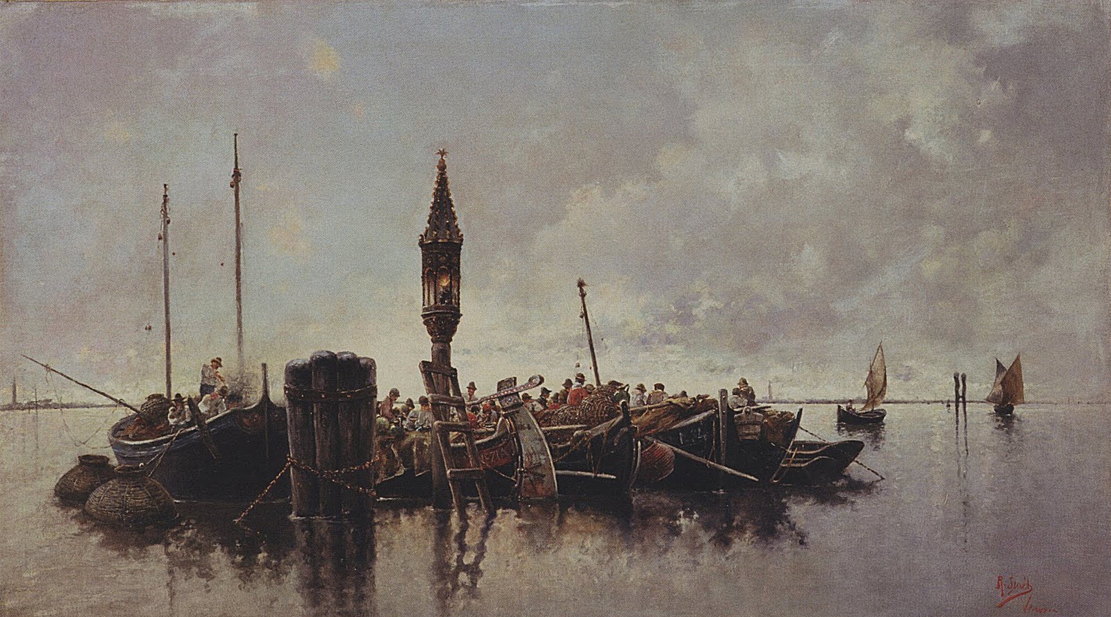 [Rafael Senet Pérez - La pesca en la laguna de Venecia[3].jpg]