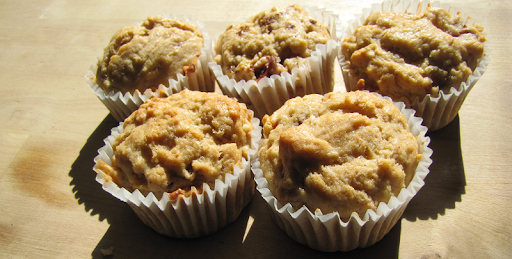 Peach muffins a la The Givens Chronicles