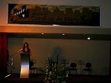 Abertura do cerimonial com a mestre de cerimônias Adalgiza Pires.