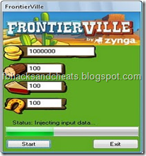 Frontier Ville Cheat tool