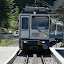 [EN] The Bayerische Zugspitzbahn Bergbahn cog train on the way to Garmisch-Partenkirchen. [SK] Zubacka Bayerische Zugspitzbahn Bergbahn na ceste do Garmisch-Partenkirchenu.