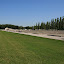 [EN] Dachau, Germany. Former concentration camp - Remainders of barracks inside the camp. [SK] Dachau, Nemecko. Byvaly koncentracny tabor - Zaklady budov v tabore.