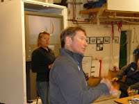 2009 Race Events / Colors 2009, Sat. evening debriefing conducted by Dawn Riley and Andrew Kerr: Andrew