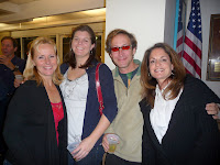 Fall Fleet Fling and skippers' meeting / Lisa Tarson (Excalibur), Karen Kinzie (Excalibur), Rob Rafson (Vayu), Niki Conforti (Excalibur)