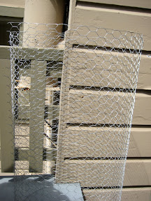 We began with a roll of chicken wire.