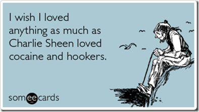 charlie sheen card