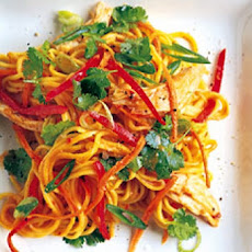 Spicy Asian Noodle and Chicken Salad