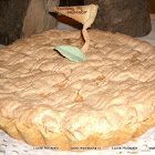 Nº105: Kuchen de ruibarbo y crocante de merengue.