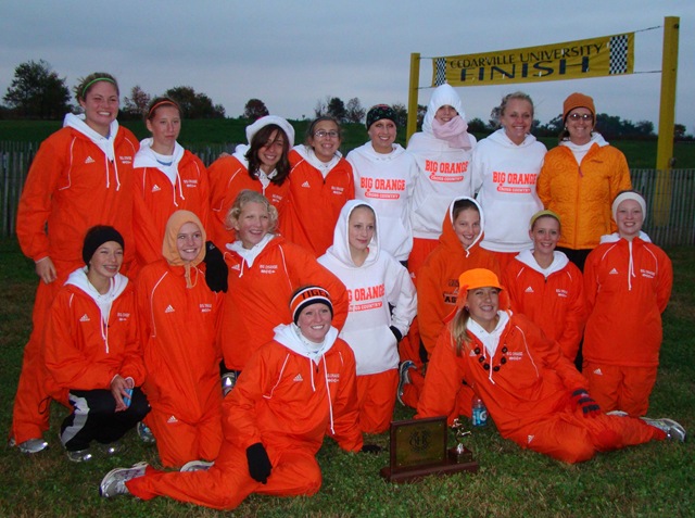 [West Liberty-Salem varsity girls cross country team after winning OHC meet at Cedarville from 10-15-09[5].jpg]