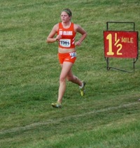 Sarah Murphy at the regional meet from 10-31-09