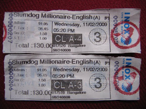 ชีวิตในบังกาลอร์ SlumDog Millionaire 7 pounds และ รงเรียน SAP