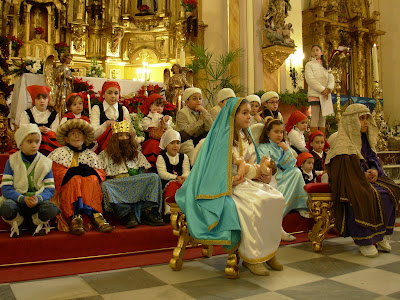 Misa de Navidad con Bel&eacute;n viviente