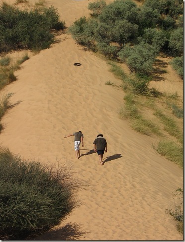 Dune Boarding at Witsand Kalahari Dune Boarding at Witsand Kalahari