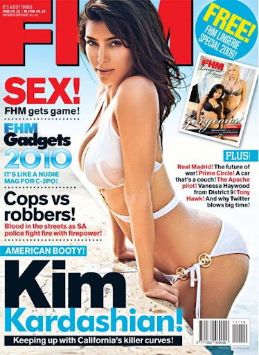 Kim Kardashian FHM Magazine La revista FHM nombra a Kim Kardashian el mejor cuerpo del planeta
