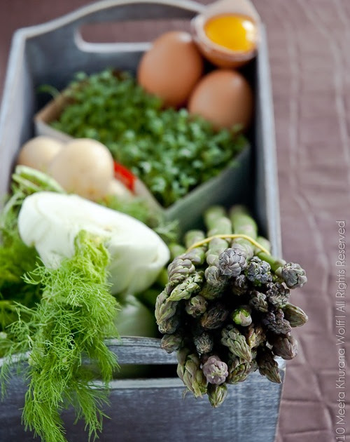 What's For Lunch Honey? Spanish Tortilla with Asparagus, Fennel and Cress