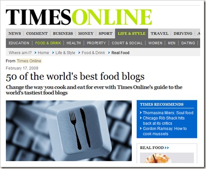 Times Best 50 Blogs