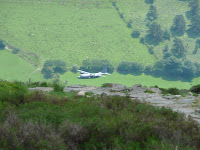 Low flying was the order of the day - a Hercules flies past (Tal-y-llyn, United Kingdom) Photo