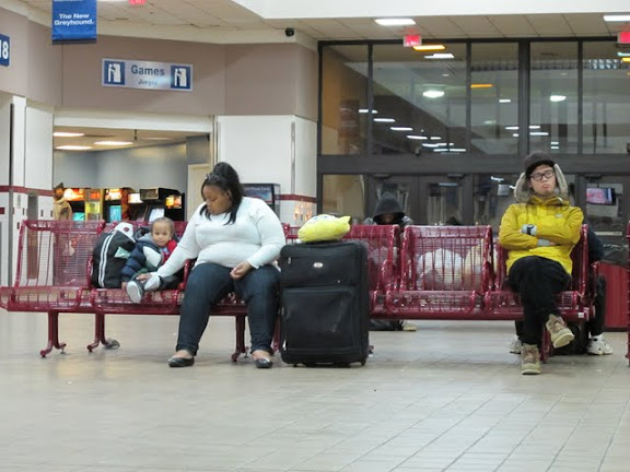 リッチモンドのバスディーポにて