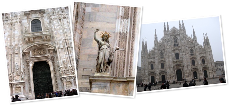 View Milan Duomo-statue