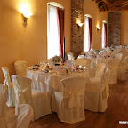 Marriage hall for lunch at the Castle of Clanezzo ITALY