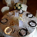 Wedding reception, make ready roundtable