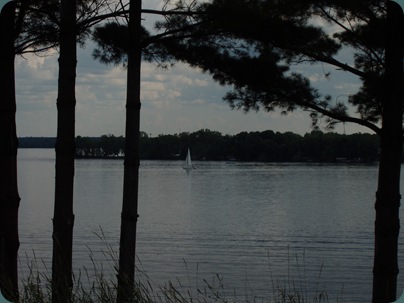 View with sailboat