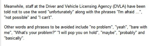 Dvla Driving Test. at the DVLA are now to be