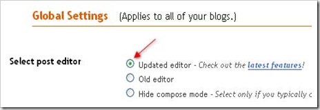 blogger post editor