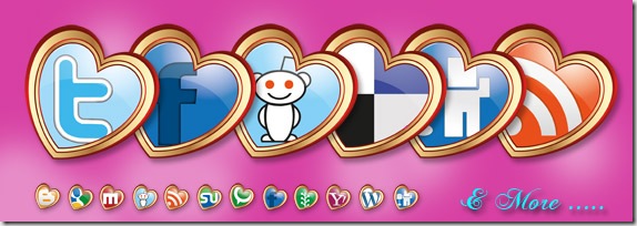 love-social-bookmark-icon-pack