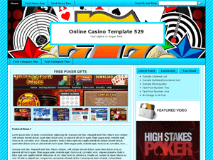 Online Casino Template 529
