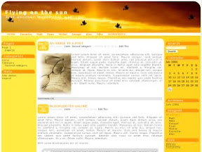Flying On The Sun 10 Free Wordpress Theme