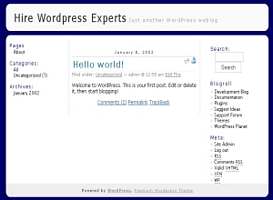 Blue Radiant 04 Free Wordpress Theme
