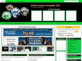 Online Casino Template 125