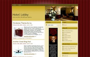 Hotel Lobby - Burgundy