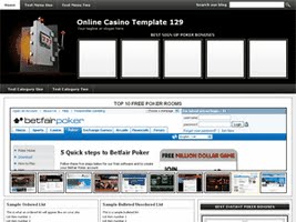 Online Casino Template 129