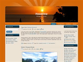 WP Sunrise -a simple Wordpress fit for all niche