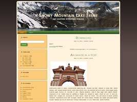 Snowy Mountain Lake