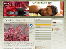 A free beauty wordpress theme