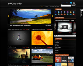 WpFolio Portfolio WordPress Theme  