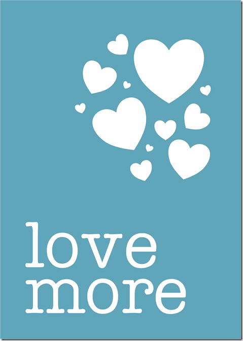 Love More - blue - Sprik Space Love More - blue - Sprik Space