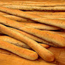 Spicy Peppercorn and Pecorino Breadsticks